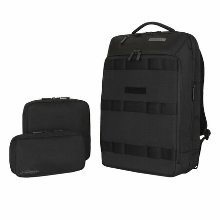 TARGUS 15 x 17.3 in. 2 Office Antimicrobia Backpack, Black TBB615GL